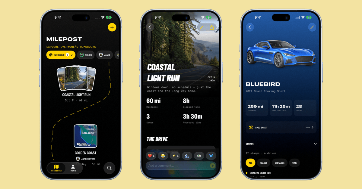 Milepost Is a Driving Journal App for iOS and Mac