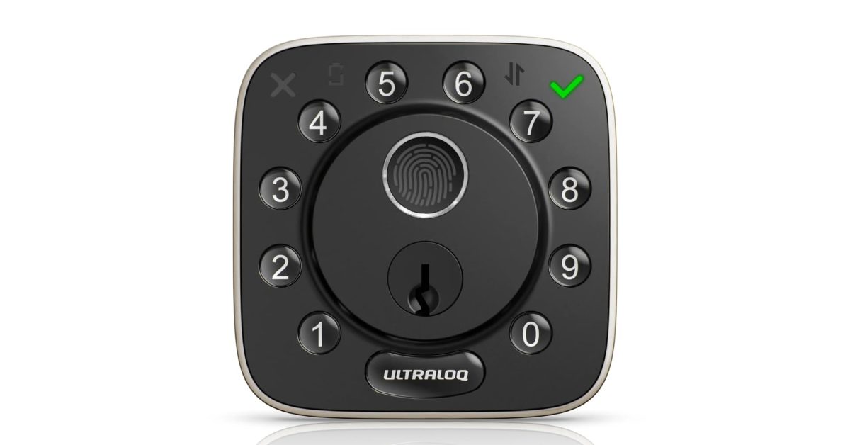 ULTRALOQ Bolt Fingerprint Smart Lock Review: Apple Home Compatible